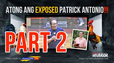 patrick antonio vs atong ang derby|Atong Ang cries conspiracy amid ‘links’ to missing sabungeros.